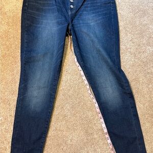 SO super high rise JEGGING 20W button fly NWOT